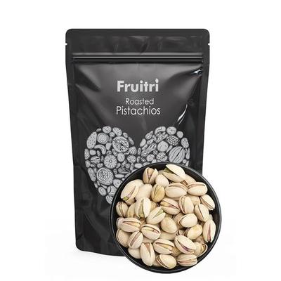 Fruitri Premium Pistachios Nut, Roasted and Lightly Salted, 100% Pure Natural Irani Pista, 500g