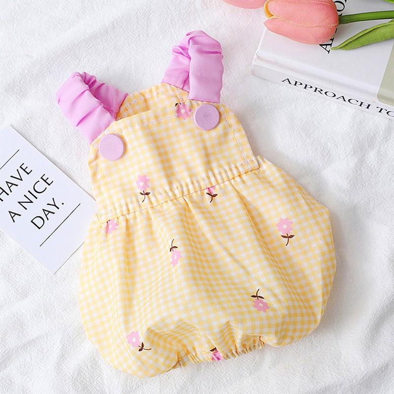 Süßes Haustier Hundekleid Dot Hund Sommerkleidung Welpenrock Chihuahua Bichon Französische Bulldogge Kleidung Dünnes Mädchen Hundekostüm Katzenkleider