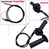 Auto-Moto Handle Bar Throttle Grips Grip +Throttle Cable + Throttle Housing Clamp for Dirt Bike Quad ATV Pit 50cc 125cc