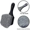 Gray Short Handle Automobile Tire Brush Cleaning Short Handle Brush Tire Wheel Hub Car Wash BrushWheel Tire Brush