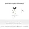 Fairy Ribbon Bow Pearl Hairpin for The Back of The Head New Girlish Heart Side Clip New Simplicity Fresh and Sweet Duckbill Clip