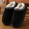 Cotton Slippers Women's Home Slippers Half Pack Thick Sole Anti Slip Lightweight Warm Super Thick Cotton Slippers Couple Home Cotton Shoes