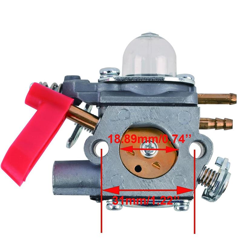 Carburetor Assembly MC1619BE for DDE GBS430R GTR-2200PRO GTR-2800 PRO GTR-430N Brush Cutter Grass Trimmer Parts