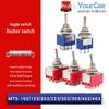 SPDT/DPDT Toggle Switch: 3/6/9/12 Pins, 2/3 Positions, Optional Reset, MTS-103/202