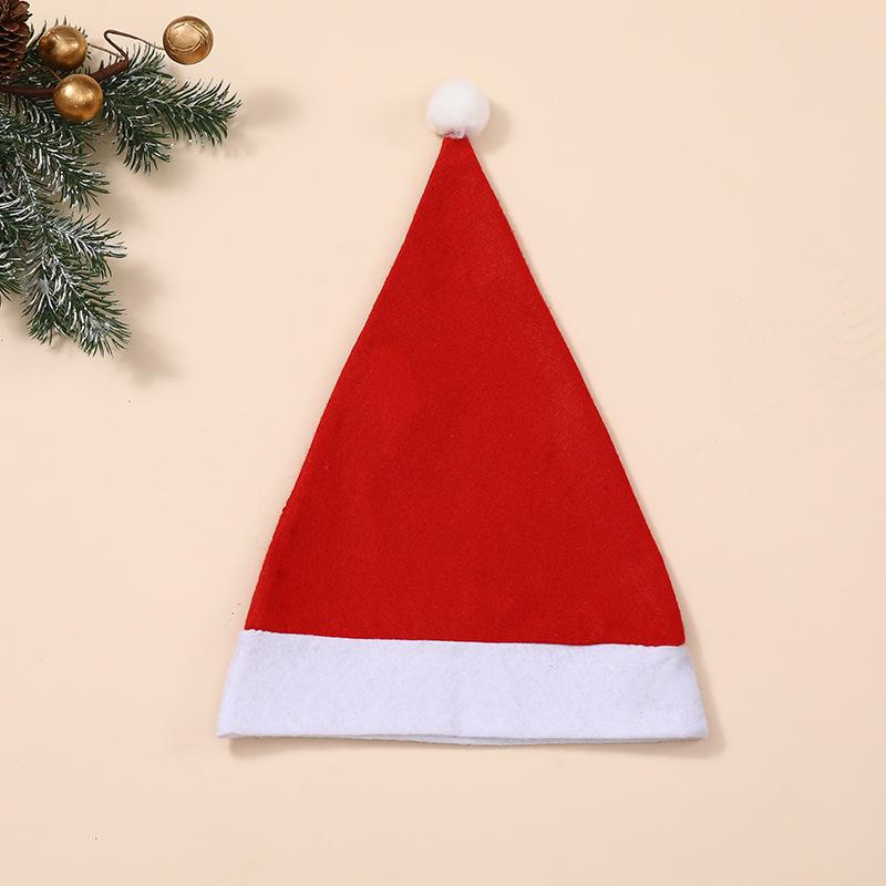 Multi-color Non-woven Santa Claus Hat for Children and Adults
