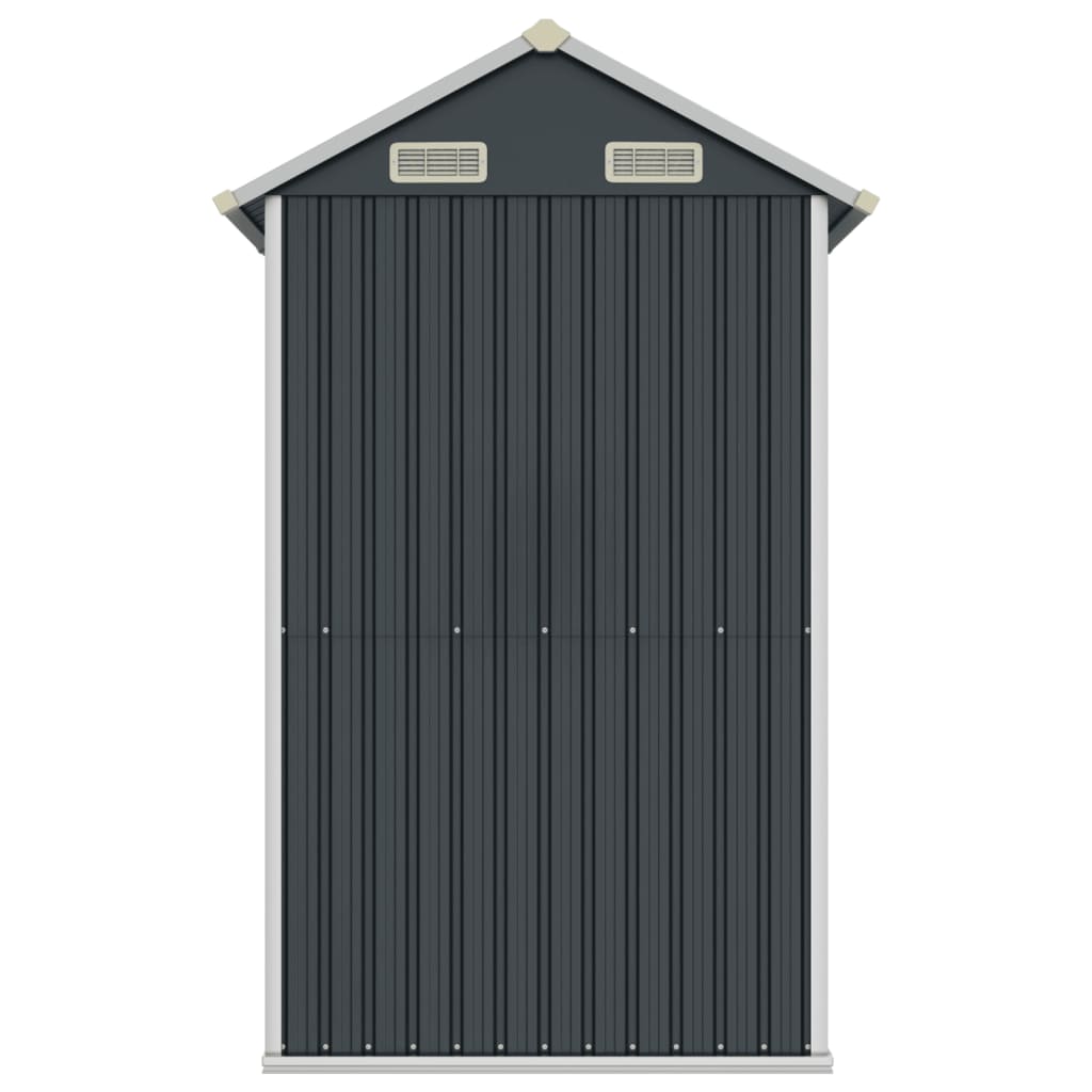 Vidaxl Szopa Ogrodowa, Antracytowa, 192X152,5X237Cm Stal Galwanizowana