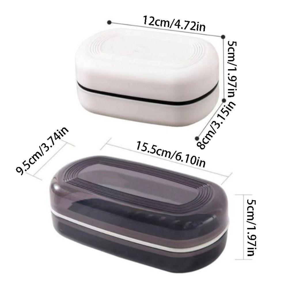 Leak-Proof Travel Soap Dish Reusable Soap Container Household Sealed Soap Rack  Hotel