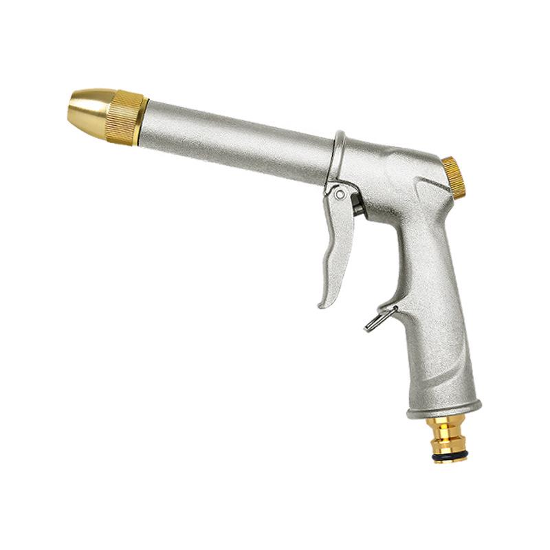 High-Pressure Car Wash Water Gun Set with Retractable Hose and Foam Pot