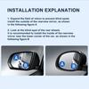 Waterproof 360° Car Mirror Adjustable Convex Mirror New Car Blind Spot Mirror  for Car Driver