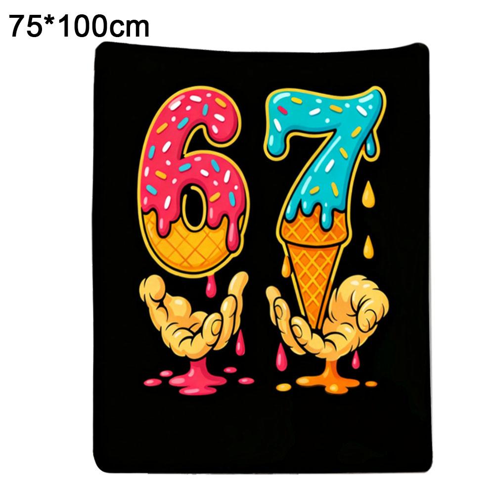 

67 Flannel Fleece Bed Blanket Throw Blanket Lightweight Cozy Holiday Blanket for Bedroom Living Room Sofa Couch Christmas Gifts as picture
