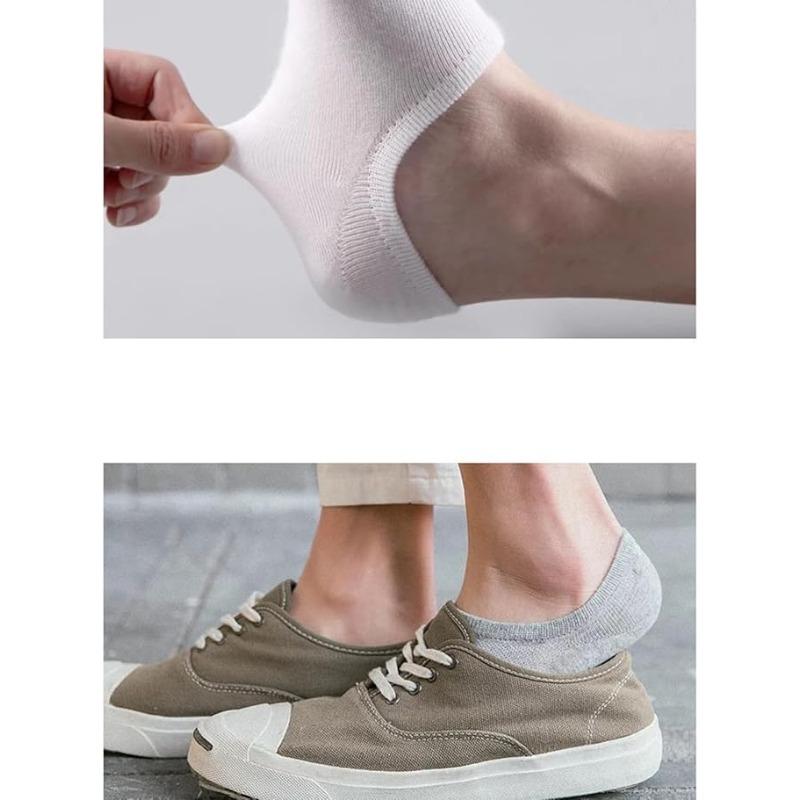 4 Pairs Man Women No Show Socks Women Low Socks Non Slip Flat Boat Line Non Slip Invisible Summer Socks