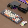 Backlight Keyboard Mouse Set 98 Key Layout Wired Keyboard New RAIKU T98 Keyboard  Office