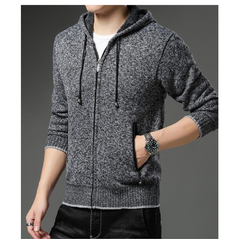Autumn and Winter New Sweater Men's Fashion Jacket Youth Korean Style Casual Knitted Cardigan Jacket