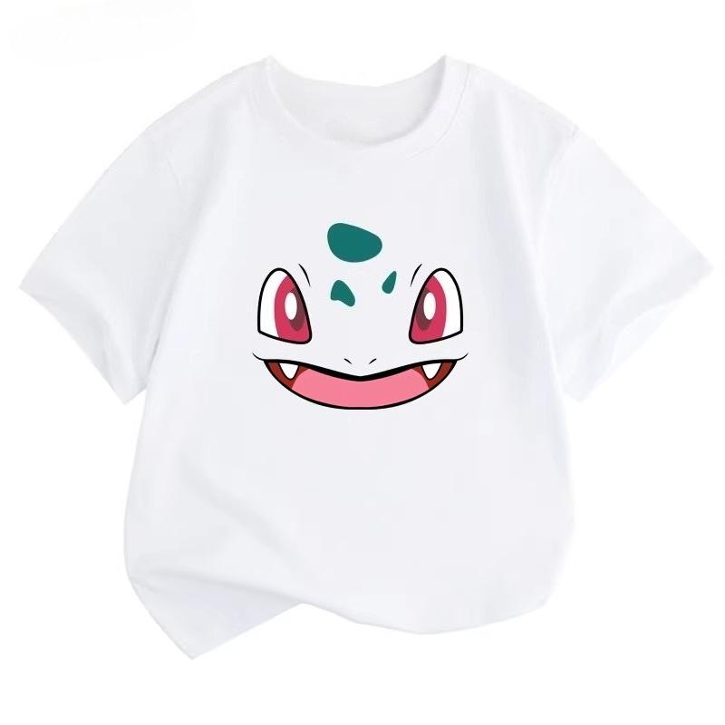 Potdemiel Summer New Pikachu Kids 100 Cotton TShirt Comfortable and Breathable Suitable for Boys and Girls