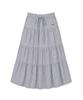 Cloet Check Tiered Long Skirt + 2 Colors