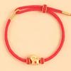 Wristband Horse Bead Bracelet Chinese Style Lucky Pony Fortune Bracelet Red Rope Bracelet  Gift