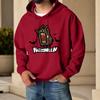 Men's Halloween Print Hoodie with Pockets Long Sleeve Casual Pullover