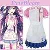 Dangan Ronpa 2 Mikan Tsumiki Pink White Uniform Suit Costume