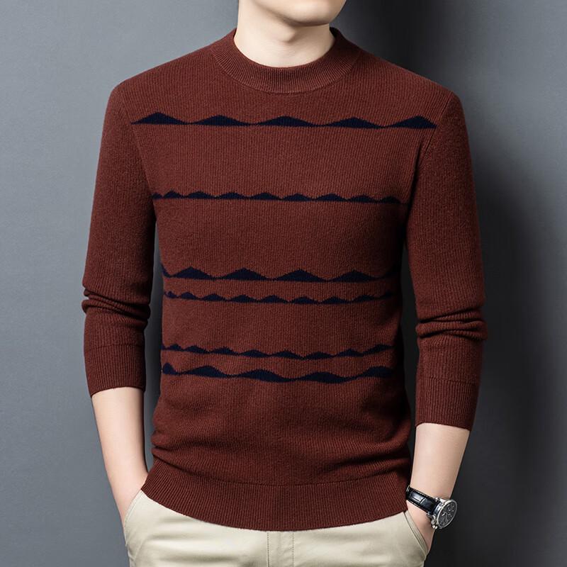 Firstview Men s Merino Wool Long-Sleeve Sweater 4XL