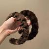 Women Headband Ribbon Decor Anti-slip Teeth Headband Lightweight Versatile Hair