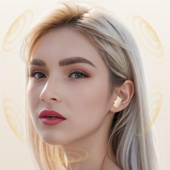 1 Pair Wireless Earphone Half-in-Ear Noise Canceling HiFi Sound Bluetooth-compatible 5.3 Earbuds Sports Running Headphone Earpiece