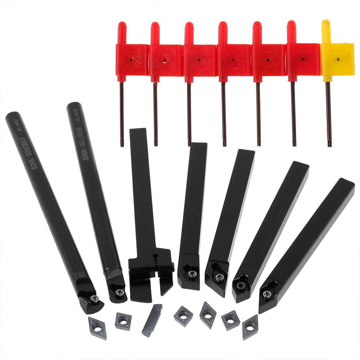 

8/12/16 мм хвостовик токарный держатель токарного инструмента расточный резец токарный резец токарный инструмент токарный резец твердосплавное лезвие с ключом