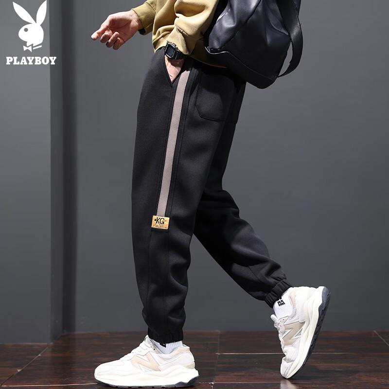 

PLAYBOY Мужские осенне-зимние зауженные спортивные брюки свободного кроя L