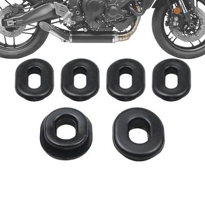 Rubber Grommets Bolt 6pcs Accessories For Fairings Cowling Rubber Grommets For Motorcycle & Easy To Install For Battery Covers