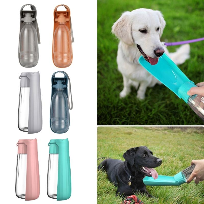 Foldable Dog Water Dispenser Pet Drinking Bottle Outdoor Travel Water Bottle Large Capacity Dog Hiking Camping Water Cup