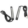 1 Pair Motorcycle Car Flexible 17 SMD LED Tail Light Strip Brake Stop Turn Signal Indicator