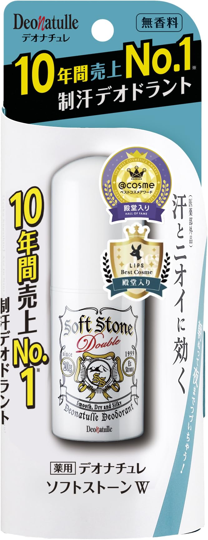 

Deonature Soft Stone W Underarm Straight Antiperspirant Stick 1 шт. [Квази-лекарство] (х 1)