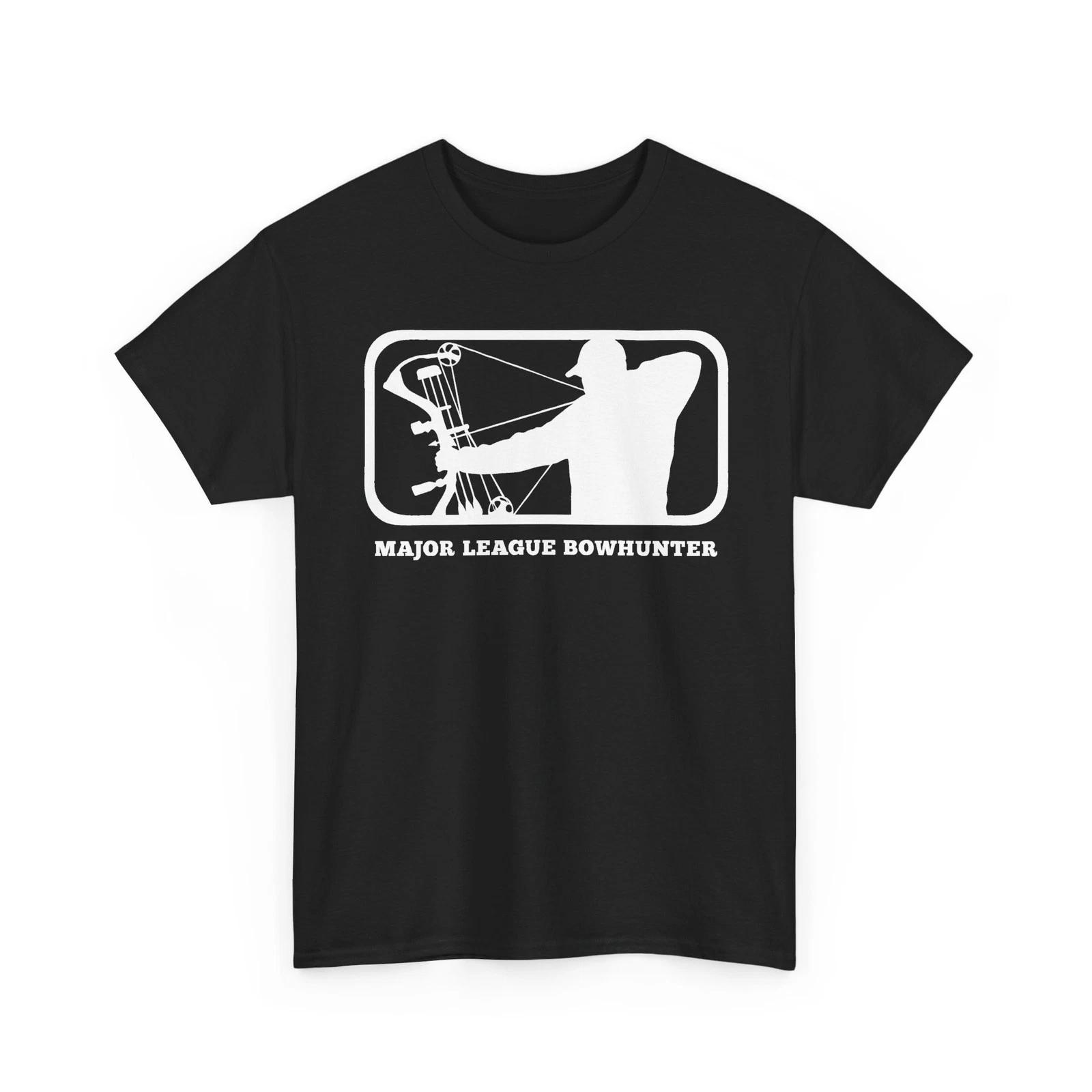 Major League Bow Hunting Full Draw Logo Unisex Heavy Cotton TShirt S
