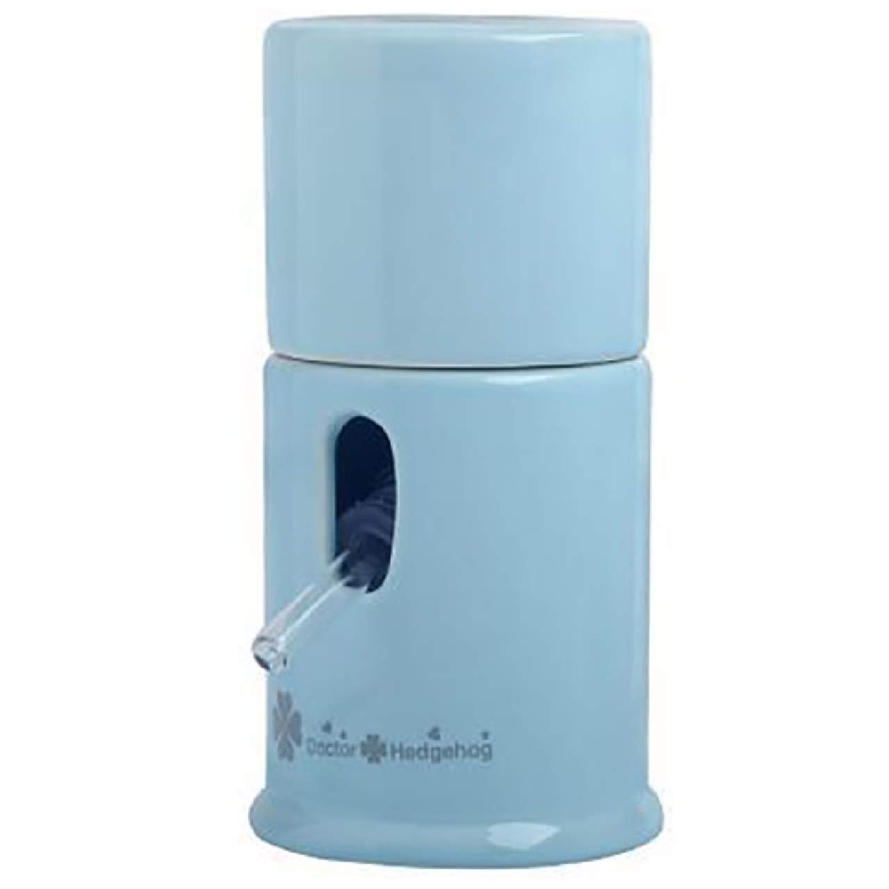 

Hamster Hedgehog Drinking Water Dispenser Ceramic Small Animal Water Supply Cute Water Server Bottle Tank Stand Freestanding Type [Cicogna] (Blue) синий