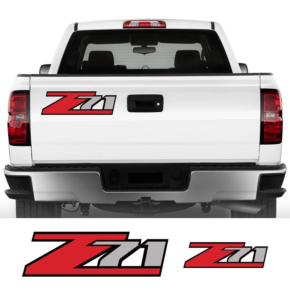 Pickup Body Side Decor Sticker Car Tailgate Bed Side Vinyl Decal Auto Accessories For Chevrolet Silverado Colorado 1500 2500 Z71