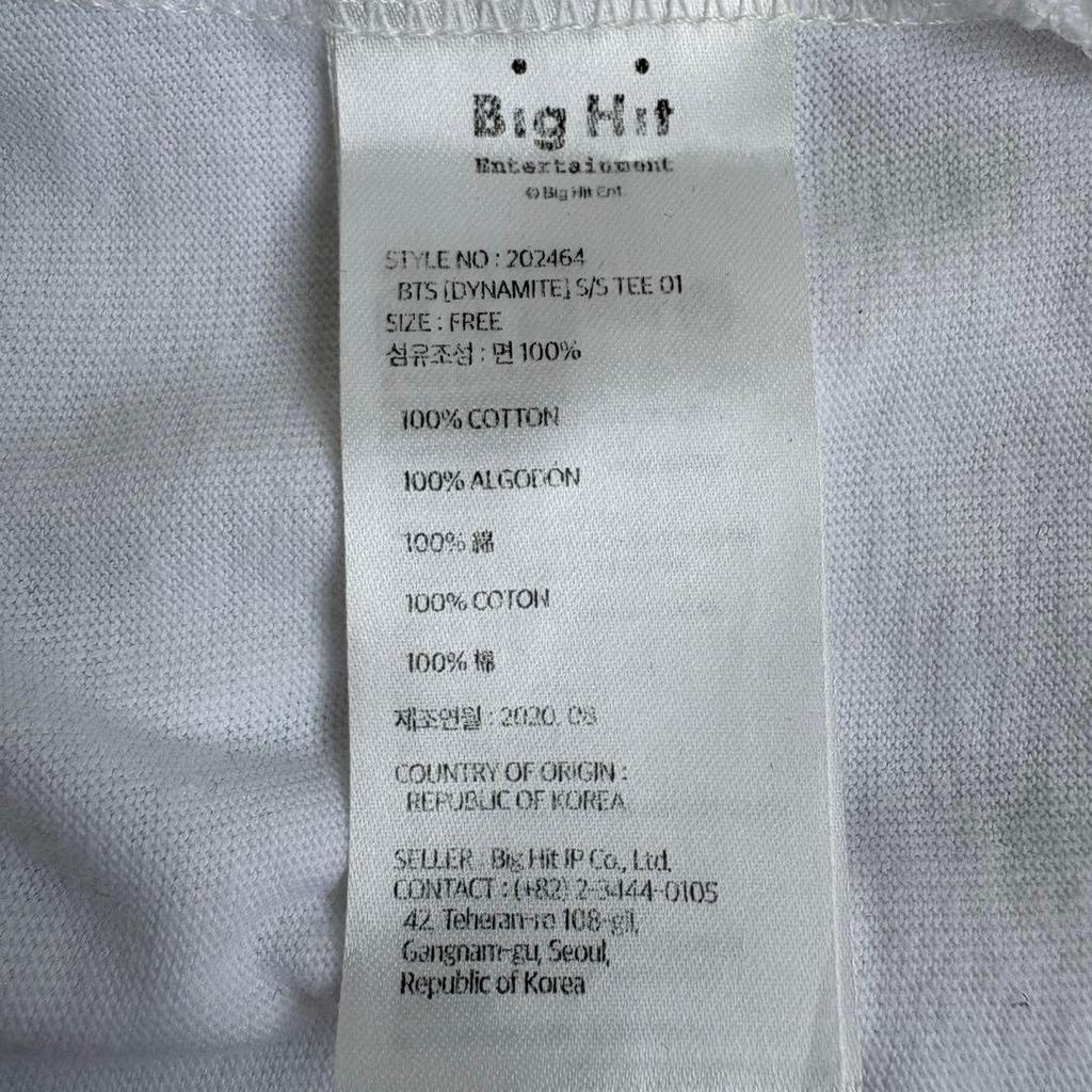 [USED] BTS Dynamite official T made in korea