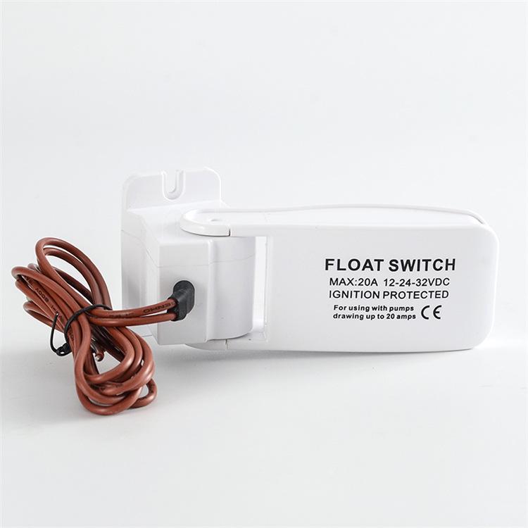 Compact Marine Bilge Pump Float Switch for Water Level Control