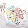 1pc Sanrio Rainbow Little Twin Stars Cartoon Umbrella, Portable 3-Fold Compact Umbrella, Suitable for Camping, Hiking and Travel, Ideal Easter Birthda