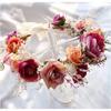 New bridal wreath travel holiday rose dried flowers forest fairy beauty simulation flower studio photography versatile temperament