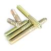 110pc Headed Dowel Screw Double Threaded Double Ended Screw Threaded Wood Screw  Indoor Use
