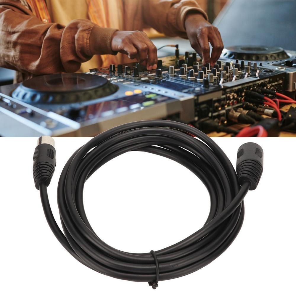 3m/9.8ft 4 Pin DIN Connector Cable Extension Power Cord for Car AV Equipment