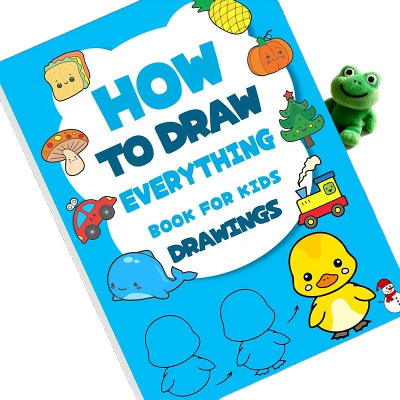 Livre de Dessin et de Coloriage Étape par Étape pour Enfants: Apprendre à dessiner avec des guides de motifs