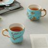 Yongfengyuan Madam Porcelain Qinse Couple Ceramic Mugs
