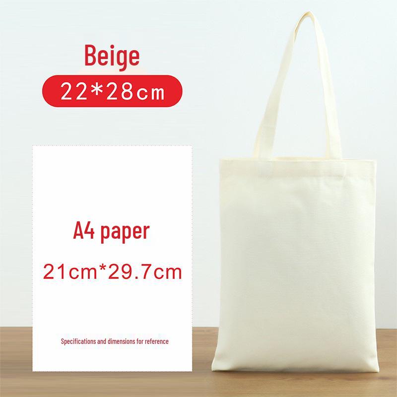 Customizable Eco-Friendly Canvas Tote with Logo or Hand-Painted Designs - Blank Cotton Bag Available for Personalization.