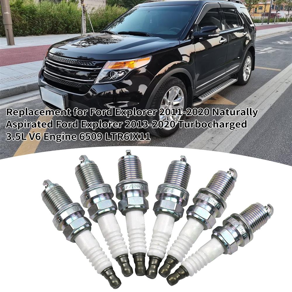 Iridium Spark Plug 6PCS Replacement for Ford Explorer 2011-2020 Naturally Aspirated Ford Explorer