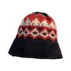 Unisex Knitted Bucket Hat Fall Winter Hat Casual Travel Hat Everyday Wear for Fashionable Adults