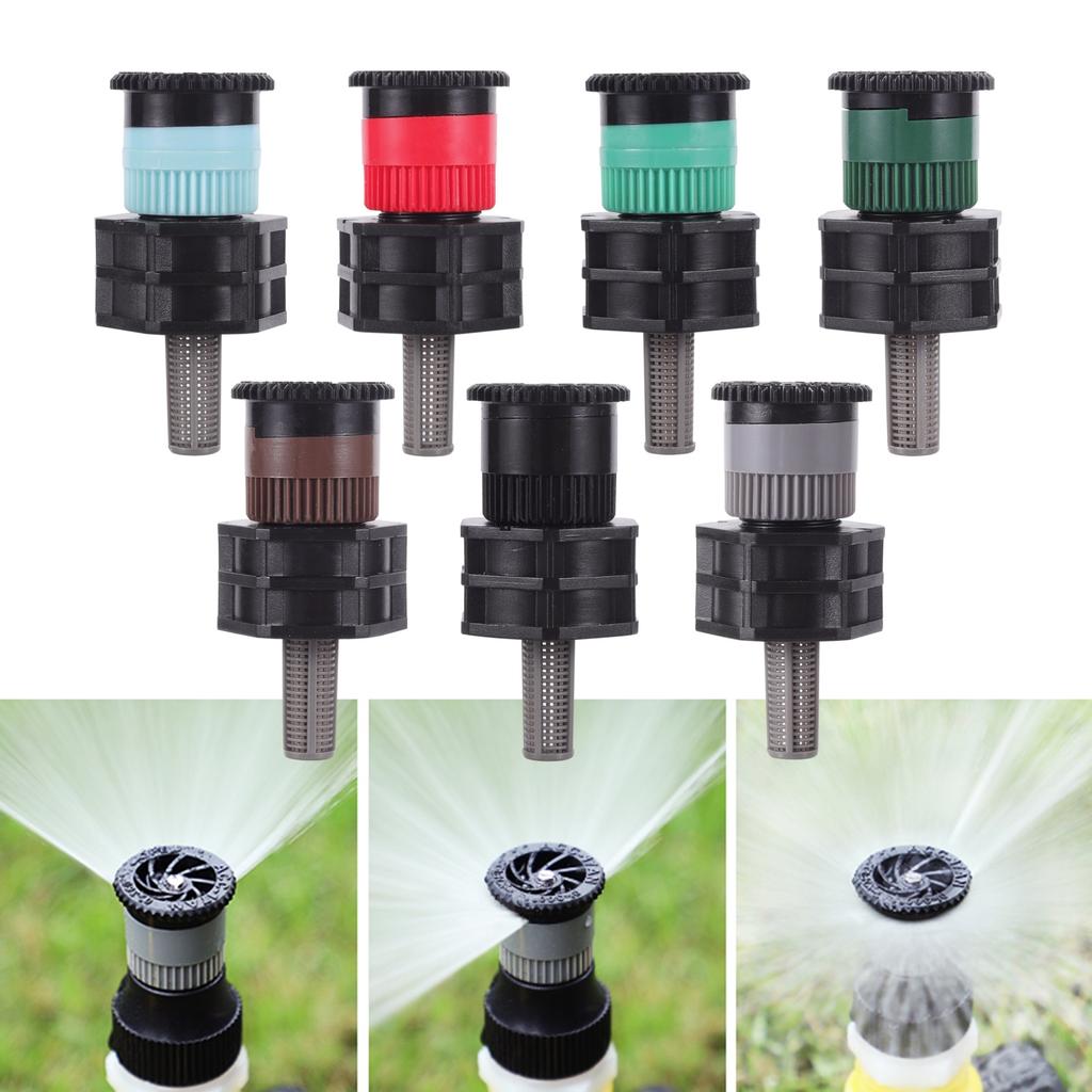 Garden Pop-up Watering Sprinkler 0~360 Degree Adjustable Scattering Nozzle 1/2" Thread Bracket Farm Lawn Crops Irrigation Tools