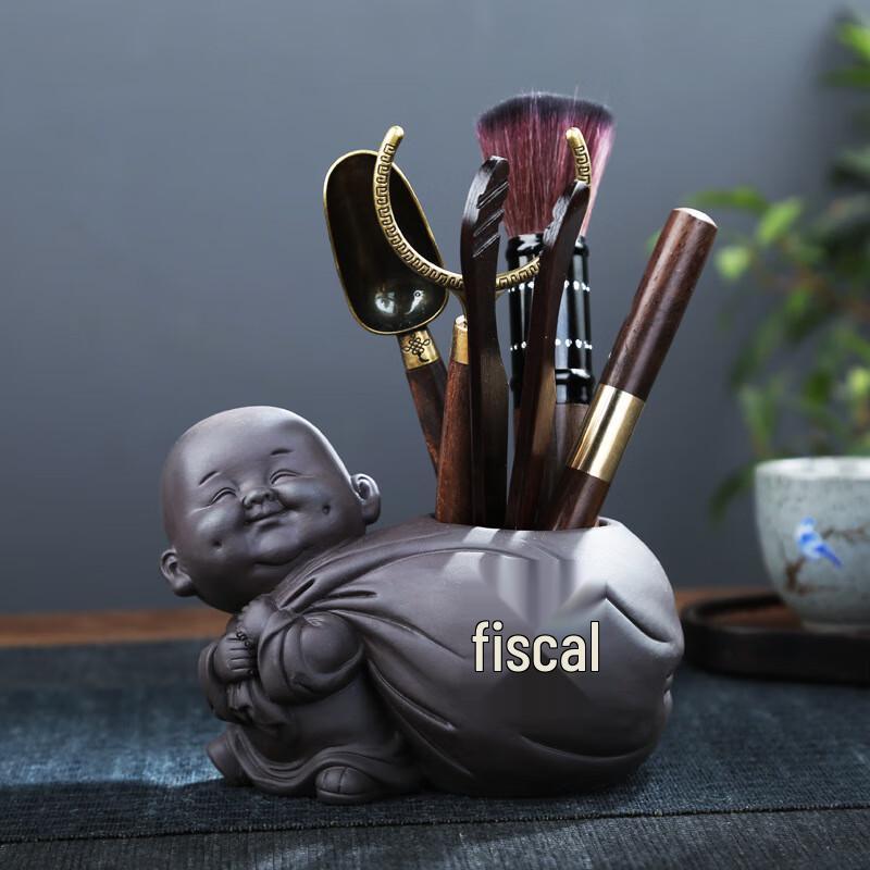 Zisha Tea Ceremony Lucky Six Gentlemen Ornament