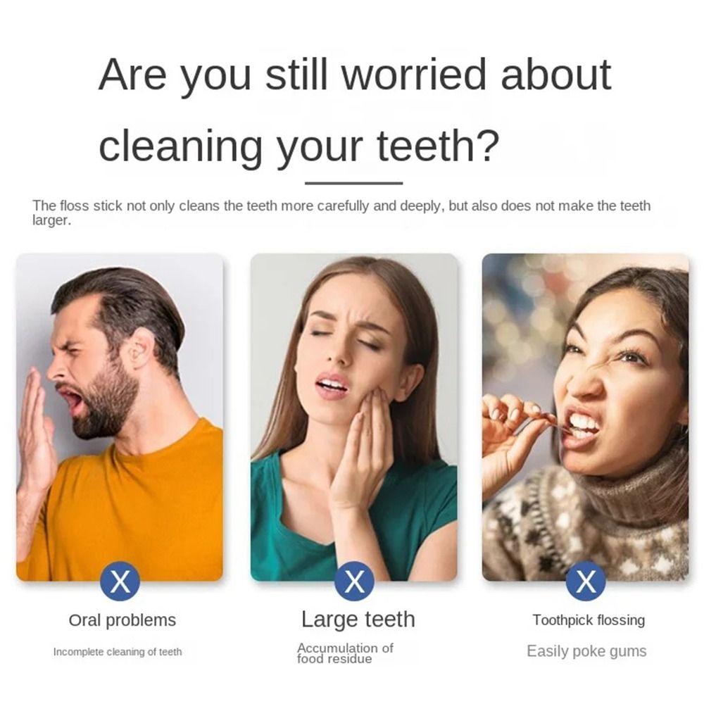 Dustproof Dental Floss Pick Dispenser Pop-Up Teeth Stick Case Men