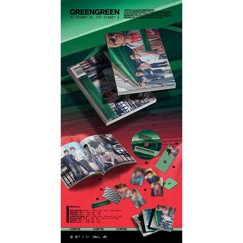 [Pre-order] CORTIS – 2nd Mini Album [GREENGREEN] (Online Benefit)