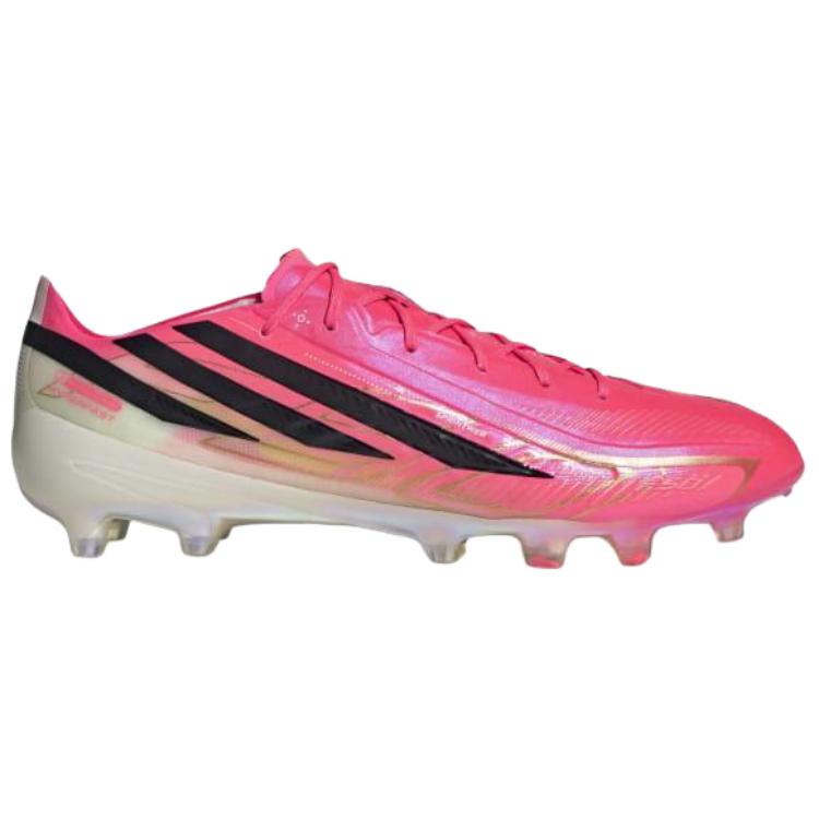 adidas F50 Hyperfast Elite AG Solar Turbo Unisex Voetbalschoenen Roze Solar-Turbo Zwart Core KI9129
